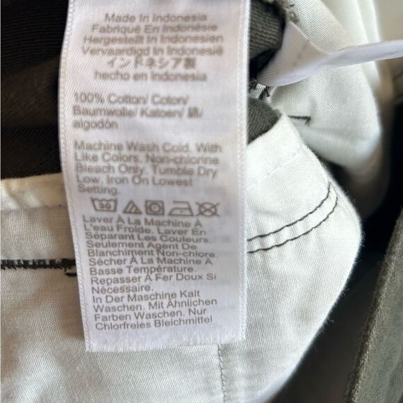 J. Crew Cotton Camp Pant High Rise Green Spanish Moss Size 4 - Picture 10 of 11